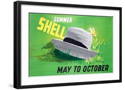 Summer Shell--Framed Giclee Print