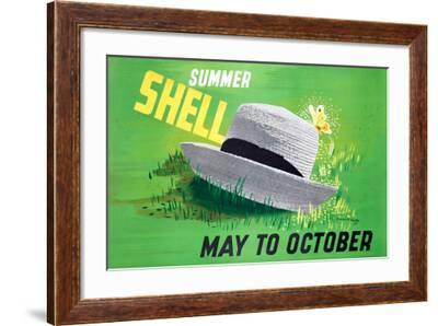 Summer Shell--Framed Giclee Print