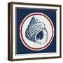 Summer Shells III Nautical-Kathrine Lovell-Framed Art Print