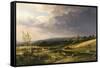 Summer Showers-William Keith-Framed Stretched Canvas