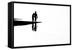 Summer Silhouettes-Adrian Campfield-Framed Stretched Canvas