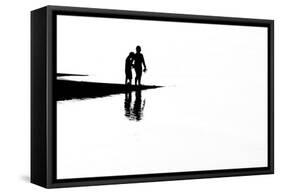 Summer Silhouettes-Adrian Campfield-Framed Stretched Canvas