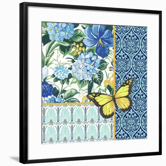 Summer-Spring-E-Florals Swatch-Jean Plout-Framed Giclee Print