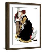 "Summer stock", August 5,1939-Norman Rockwell-Framed Giclee Print