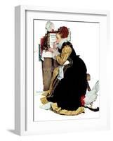 "Summer stock", August 5,1939-Norman Rockwell-Framed Giclee Print