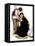 "Summer stock", August 5,1939-Norman Rockwell-Framed Stretched Canvas