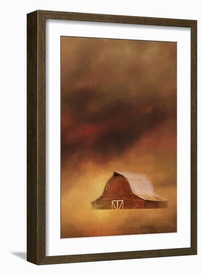 Summer Storm at the Barn-Jai Johnson-Framed Giclee Print