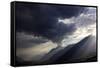 Summer Storm Clearing over the Mountains of the Valais Region, Swiss Alps, Switzerland, Europe-David Pickford-Framed Stretched Canvas