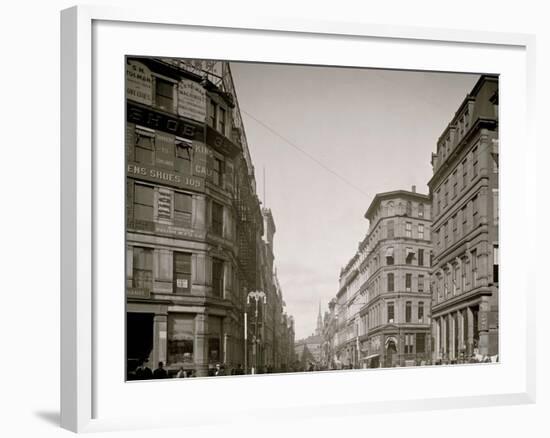 Summer Street, Boston, Mass.-null-Framed Photo