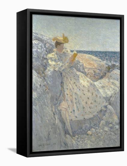 Summer Sunlight (Isles of Shoals)-Childe Hassam-Framed Stretched Canvas