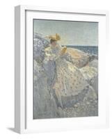 Summer Sunlight (Isles of Shoals)-Childe Hassam-Framed Premium Giclee Print