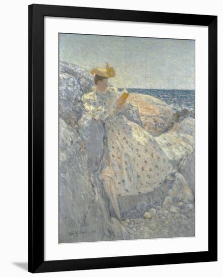 Summer Sunlight (Isles of Shoals)-Childe Hassam-Framed Giclee Print