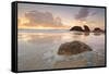 Summer Sunrise at Lighthouse Beach Port Macquarie-lovleah-Framed Stretched Canvas