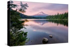 Summer Sunset at Mount Hood-Vincent James-Stretched Canvas