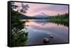 Summer Sunset at Mount Hood-Vincent James-Framed Stretched Canvas