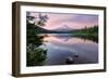 Summer Sunset at Mount Hood-Vincent James-Framed Premium Photographic Print