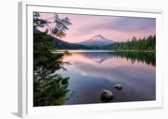 Summer Sunset at Mount Hood-Vincent James-Framed Photographic Print