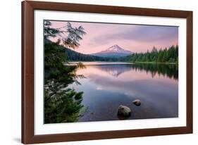 Summer Sunset at Mount Hood-Vincent James-Framed Photographic Print