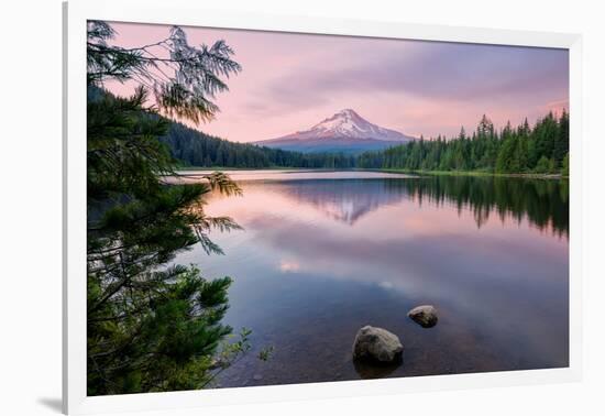 Summer Sunset at Mount Hood-Vincent James-Framed Photographic Print