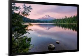 Summer Sunset at Mount Hood-Vincent James-Framed Photographic Print