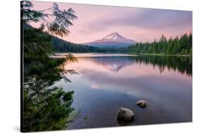 Summer Sunset at Mount Hood-Vincent James-Stretched Canvas