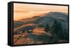 Summer Sunset at Ridgecrest Mount Tamalpais, Northern California-Vincent James-Framed Stretched Canvas