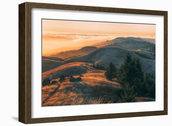 Summer Sunset at Ridgecrest Mount Tamalpais, Northern California-Vincent James-Framed Photographic Print