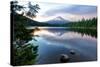 Summer Sunset at Trillium Lake, Oregon-Vincent James-Stretched Canvas