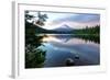 Summer Sunset at Trillium Lake, Oregon-Vincent James-Framed Photographic Print