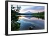 Summer Sunset at Trillium Lake, Oregon-Vincent James-Framed Photographic Print