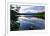 Summer Sunset at Trillium Lake, Oregon-Vincent James-Framed Photographic Print