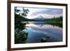 Summer Sunset at Trillium Lake, Oregon-Vincent James-Framed Photographic Print