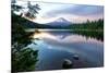 Summer Sunset at Trillium Lake, Oregon-Vincent James-Mounted Photographic Print