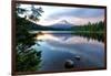 Summer Sunset at Trillium Lake, Oregon-Vincent James-Framed Photographic Print