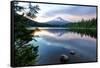 Summer Sunset at Trillium Lake, Oregon-Vincent James-Framed Stretched Canvas