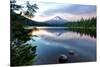 Summer Sunset at Trillium Lake, Oregon-Vincent James-Stretched Canvas