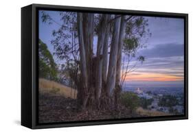 Summer Sunset from Oakland Hills-Vincent James-Framed Stretched Canvas