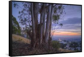 Summer Sunset from Oakland Hills-Vincent James-Framed Stretched Canvas