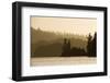 Summer Sunset Lights Rainforest Along Afognak Bay-Paul Souders-Framed Photographic Print