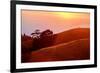 Summer Sunset Mount Tam Hills, Pacific Ocean, California-Vincent James-Framed Photographic Print