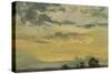 Summer Sunset-John Constable-Stretched Canvas