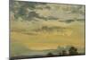 Summer Sunset-John Constable-Mounted Premium Giclee Print