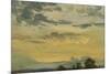 Summer Sunset-John Constable-Mounted Giclee Print