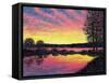 Summer Sunset-Kevin Dodds-Framed Stretched Canvas