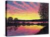 Summer Sunset-Kevin Dodds-Stretched Canvas