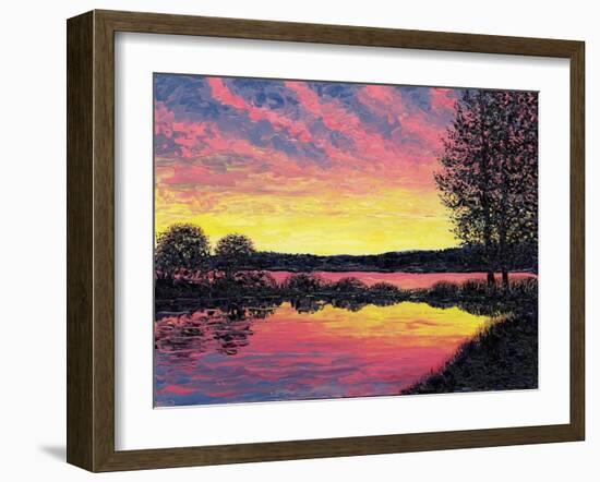 Summer Sunset-Kevin Dodds-Framed Giclee Print