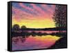 Summer Sunset-Kevin Dodds-Framed Stretched Canvas