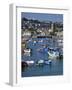 Summer Sunshine on Boats in the Old Harbour, St. Ives, Cornwall, England, United Kingdom, Europe-Peter Barritt-Framed Photographic Print