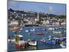 Summer Sunshine on Boats in the Old Harbour, St. Ives, Cornwall, England, United Kingdom, Europe-Peter Barritt-Mounted Premium Photographic Print