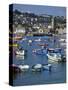 Summer Sunshine on Boats in the Old Harbour, St. Ives, Cornwall, England, United Kingdom, Europe-Peter Barritt-Stretched Canvas